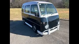 TechMotorsPostalCars.com 1997 Subaru Sambar Van 76K Miles Factory RHD USA Right Hand Drive