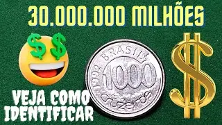 SORTUDO VOCÊ JÁ ENCONTROU UMA MOEDA DESSA DE 1000 CRUZEIROS🧐