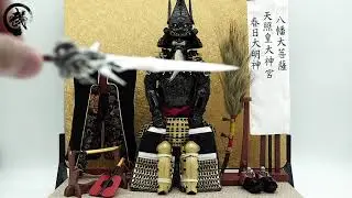 【武哥分享】扫把太刀？鲶鱼头盔？日本甲胄 合金压铸 COOMODEL 地铁鯱形黑系二枚胴具足 1/6 帝国系列（传奇版）