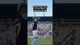 Morgan Rogers does John McGinn&rsquo;s Celebration 🥶🥽😂