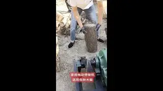 Electric log splitter, home-use log splitter, great splitting effect!