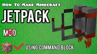 How to make Jetpack in minecraft using Command Tutorial (Easy)