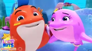 Peek A Boo mit Babyhai So tun und Spielen Sie ein Lied +  Kindergartenreime f&uuml;r Kinder