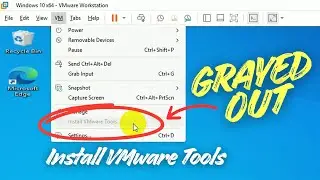 Исправление &mdash; опция установки VMware Tools неактивна в VMware Workstation