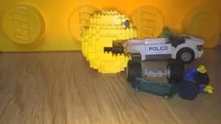 Lego pixel polices pacman HD