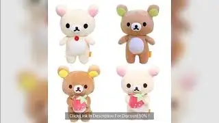 Anime Rilakkuma Cartoon Plush Doll Soft bear Toys Kawaii Room Decor Teddy Bear Plushies Cute Couple