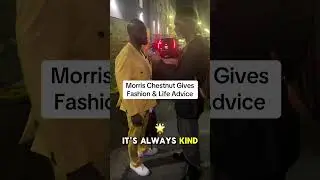 Morris Chestnut gives fashion & life advice