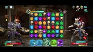 Puzzle Quest 3. Crit necromancer vs Dungeon 100lvl