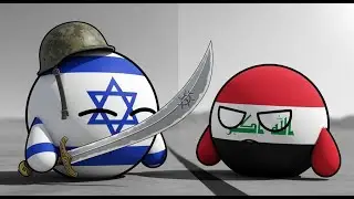İsrael vs İraq Country Balls War #iraq #israel #israelnews #israelwar  #countryballs #countryball