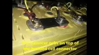 Braided Cell bridges for LiFePo4 Electric Vehicle