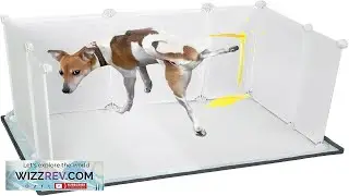 Dog Litter Box with High Walls Indoor Dog Potty for Small to Medium