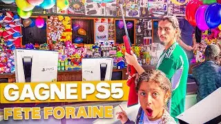 ON GAGNE UNE PS5 A LA F&Egrave;TE FORAINE ? 😍💶 ( Yassine trop chaud)