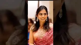 Isha Ambani&rsquo;s Never-Seen-Before Saree Look &ndash; Pretty Overloaded! 😍✨