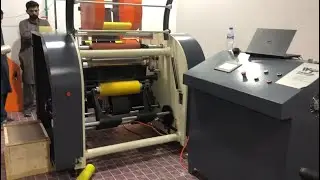 High speed full automatic stretch film cling film rewinding machine,rewinder machine use in Pakistan