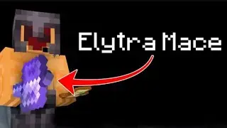 Practicing elytra mace combos on mobile 