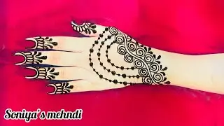 Viral henna Mehndi design video || Arabic Mehndi design lagana sikhe | Soniya’s mehndi. 