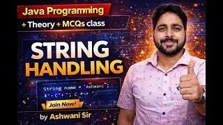 Java String || String manipulation || Coding with Ashwani Sir