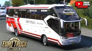 Indonesian SR2 XHD Prime Bus | Jatang 3 Map Mod | Euro Truck Simulator 2 | Logitech G29