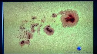 Major solar flare from Giant sunspot 1944