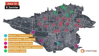 Iran. Cartographie d&rsquo;un soul&egrave;vement &mdash; Du Bazar aux diff&eacute;rents quartiers de T&eacute;h&eacute;ran