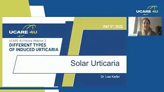 Solar Urticaria - Lea-Alice Kiefer