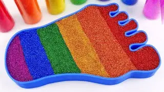 Mixing All My Slime Smoothie with Rainbow Nail Polish Bathtub