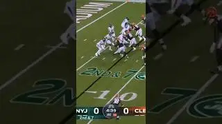 Zach Wilson Jets hits Malik Taylor on a BOMB 😳 #shorts #nfl #football