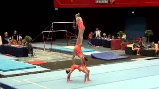IAG 2014   094   068   WG   Senior   Bal   GBR   Heathrow Gymnastics, Elise Matthews, Georgia Lancas