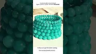 62 Crystal healing gemstone beads natural stone for bracelet Men Women jewelry gift Wholesale