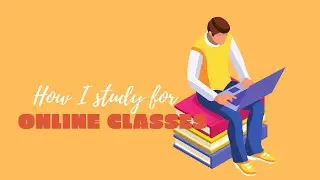 How I Study for ONLINE CLASSES | Quarantine Class Check!