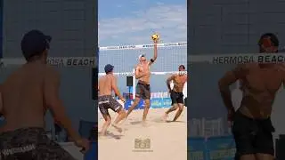 PHIL DALHAUSSER POKEY SET👏🏻🔥💪🏽#volleyball #beachvolleyball #avp #avp24 #hermosabeachopen