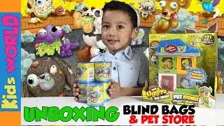 The Ugglys Pet Shop |  5 Blind Cans and Pet Store | Charlie | Kids WORLD