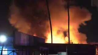 Multi-Vehicle Fire with Exposure