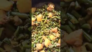 Aloo Beans ki Sabji | French Beans Recipe #beans #shorts