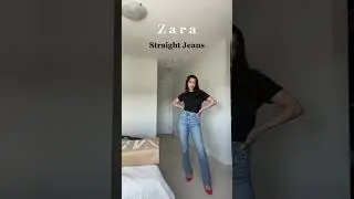 2023 Viral Fashion Trends! Zara Straight Cut Jeans! Under $50! Must See! #trending #viral #wow 💃🏻🥰