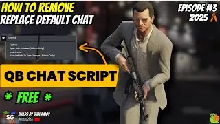 HOW TO CHANGE DEFAULT CHAT IN FIVEM | QBCORE | QBCore CHAT |  FREE | TUTORIAL #3