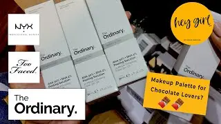 Makeup Palette for Chocolate Lovers? 🍫😍 Unboxing # 13 | Too Faced Cosmetics | The Ordinary | NYX |