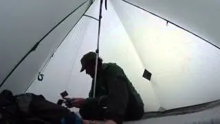 Inside the MLD Duomid   Camp setup