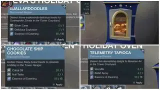 How to Make All Eva levante Oven Recipes - The Dawning Destiny 2