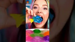 Gummy Jelly Sea Creature Dory (Regal Blue Tang) Candy! 🐬⭐️🐠 #asmr #4k