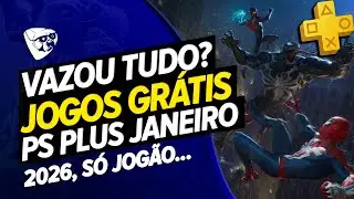 Vazou Tudo?! JOGOS GR&Aacute;TIS PSN PLUS JANEIRO 2026! S&oacute; JOG&Atilde;O !!!