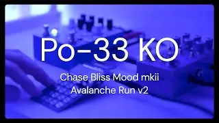 14 Minute Tape Loop Soundscape ~ Po-33 KO, Chase Bliss Mood mkii, and Avalanche Run v2