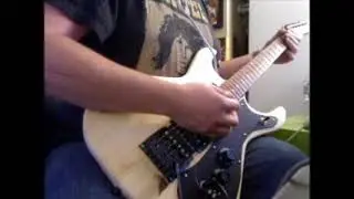 2017 Home Built Mosrite Copy -  B 52's - Lava (Play Along)