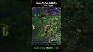 Balance Druid WOW TBC Pre-Patch #tbcprepatch #wow #wowclassic