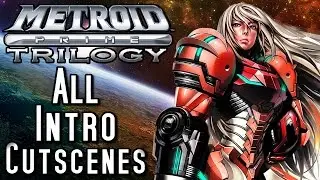 Metroid Prime Trilogy ALL INTRO CUTSCENES (Wii U)