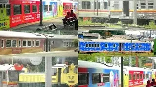 Bangkai KRL :'( Kereta Makan Batik Bima :'( KA Argo Sindoro Double Kawis & Gopar rangkaian Wilis @@