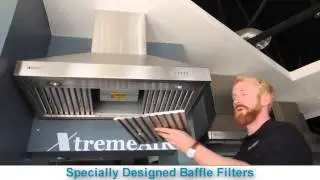 UL03-W (30/36) XtremeAir USA Wall Mounted Range Hood