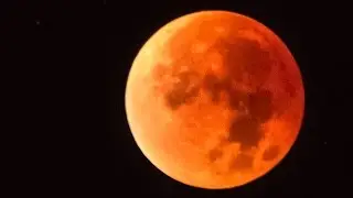 Bloodmoon / Supermoon Lunar Eclipse Footage from Switzerland 28 september 2015