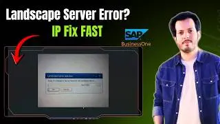 Fix Enter IP Address or Server Name for Landscape Server Error | SAP Business One | Full Guide