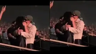 Kendall Jenner and Bad Bunny making out at Drake concert